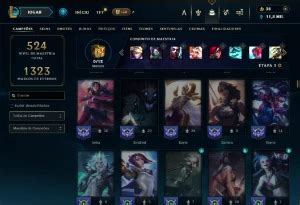 Bronze Todos Os Champs E Skins Mid Jg Adc League Of