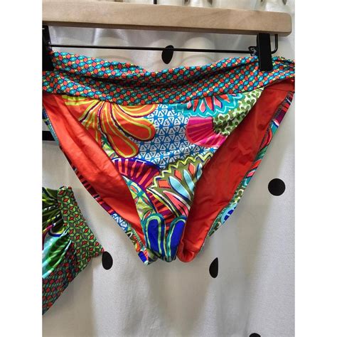 Beautiful Fun Print Trina Turk Bikini Size 10 Depop