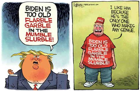 Political Cartoon On Maga Undeterred By Reality By Rick Mckee The