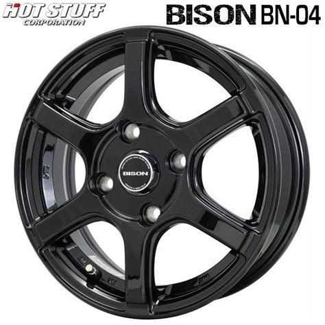 HOT STUFF 送料無料 本SET NV バネット バイソン BN メタリックブラック インチ J 穴 PCD JWL T 荷重対応 カー