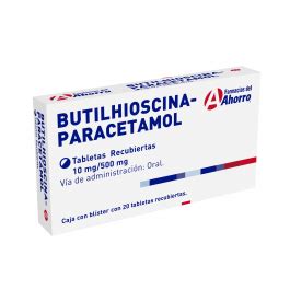 Farmacias Del Ahorro Marca Del Ahorro Butilhioscina Paracetamol 10