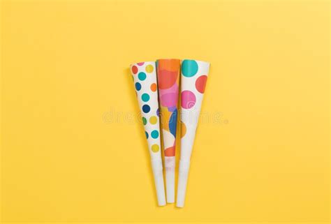 Party Horn Noise Makers Stock Image Image Of Paper 142539135