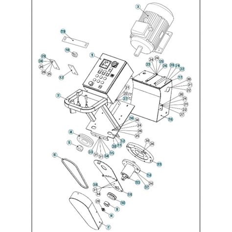 Electrical Assembly For Husqvarna Blastrac Ebe S Steel Shot Blaster