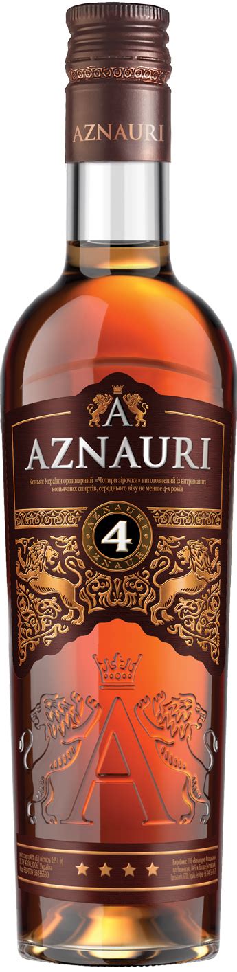 Коньяк Украины Aznauri 4 года выдержки 0.25 л 40% (4820189291237 ...