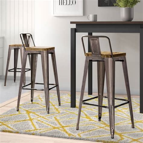 Trent Austin Design Nesbit Metal Stacking Side Chair Reviews Wayfair