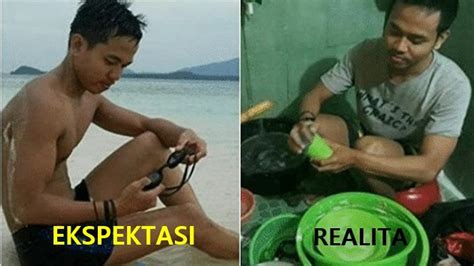 Meme Ekspektasi Vs Realita Saat Liburan Ini Bikin Ngelus Dada Hot