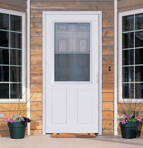 Traditional Exterior Storm Door Solid Core Window World