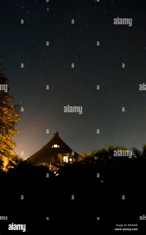 Night Sky over Fischland in Germany with Milky Way Stock Photo - Alamy