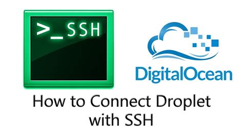 How To Connect Droplet With Ssh Digitalocean Ssh Youtube