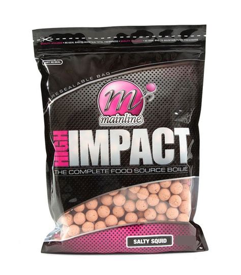 Starks Fishing Shop Mainline Baits High Impact Boilies Salty Squid