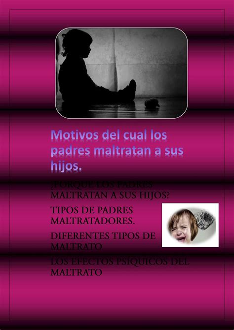 Motivos Por El Cual Los Padres Maltratan A Sus Hijos By Caiza Geoconda 1999 Issuu