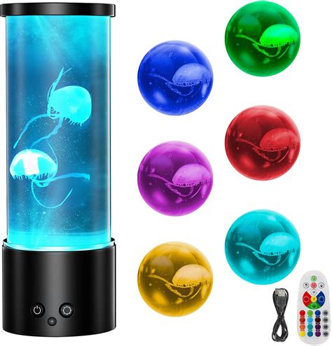 Led Bulle Poisson Lampe Aquarium Lampe Laves Pour Enfant Et Adulte