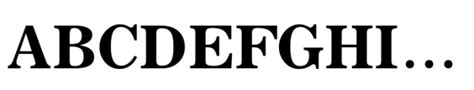 News No. 2 Bold Font - Serif Classic - What Font Is