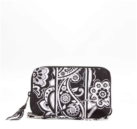 NWT Vera Bradley Zip Around Wristlet In Midnight Paisley 14266 201 CO