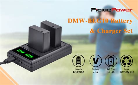 Amazon Pickle Power DMW BLG10 DMW BLG10PP Battery And LED Dual