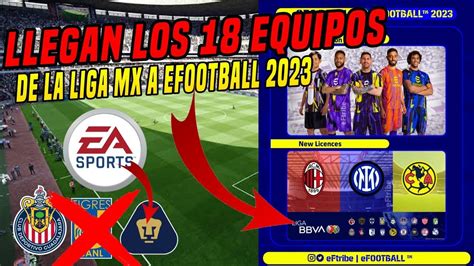 Oficial Llega La Liga Mx A Efootball Con Los Equipos Fifa