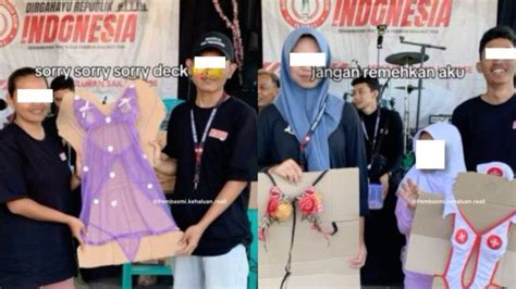 Viral Hadiah Lomba Agustusan Berbentuk Bikini Diduga Berbau