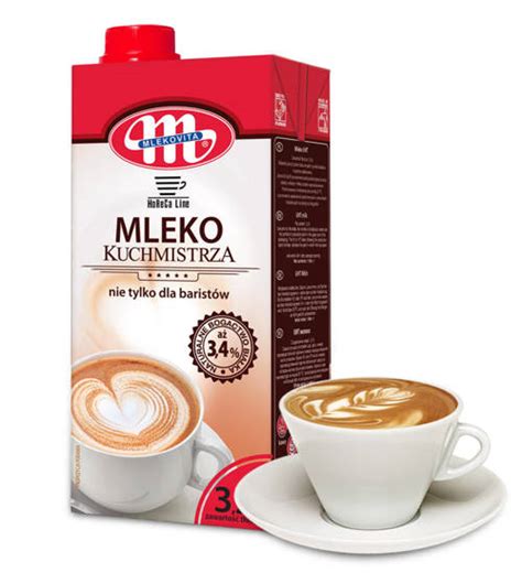 Mleko Kuchmistrza UHT nie tylko dla baristów 3 2 1 L Mlekovita