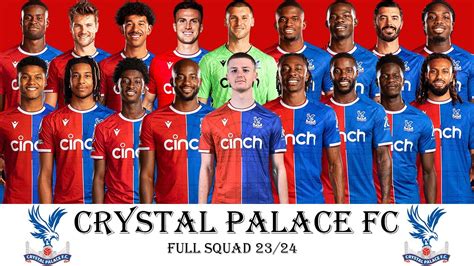 CRYSTAL PALACE FC OFFICIAL SQUAD SEASON 2023-24 | Crystal Palace FC ...