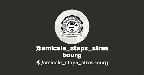 Amicale Staps Strasbourg Instagram Facebook Linktree