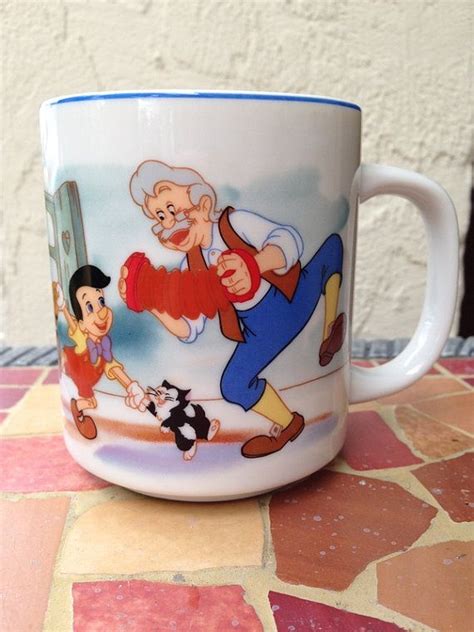 Vintage Disney Pinocchio Ceramic Mug Collectible