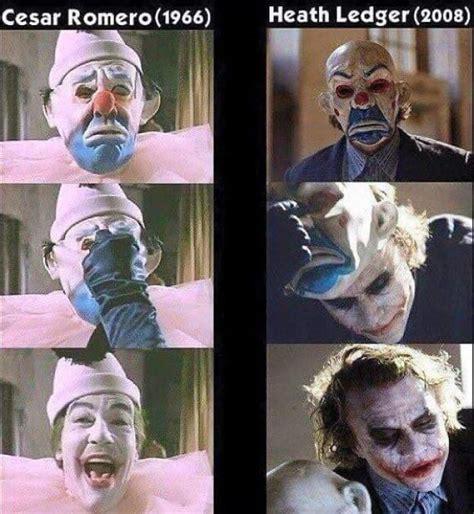 Heath Ledger S Joker From The Dark Knight Wears A Mask Similar To The