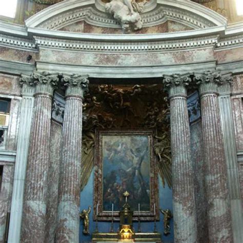 S Andrea Al Quirinale View From Entrance Towards Main Altar 1 66 X