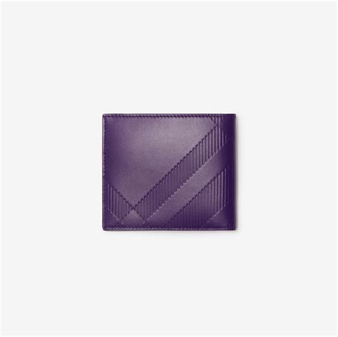 Check Bifold Wallet In Royal Men Burberry® Official