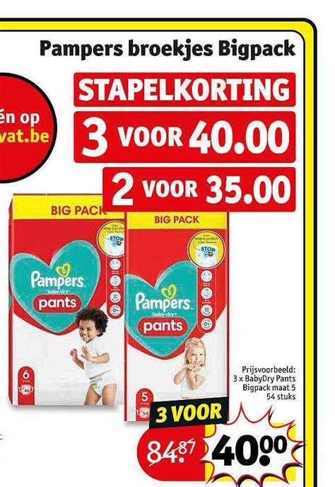 Pampers Broekjes Bigpack Promotie Bij Kruidvat