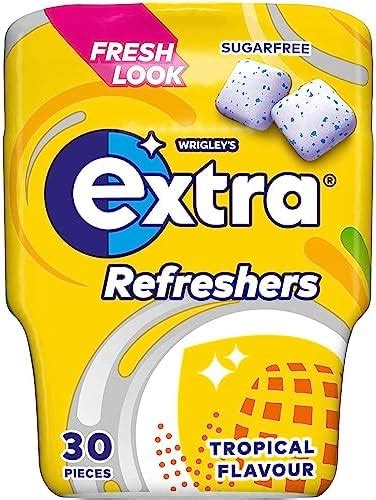 سعر Wrigley S Extra Refreshers Tropical Flavor Chewing Gum 30 Pieces 67g فى السعودية بواسطة