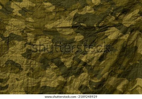 Realistic Army Fabric Military Camouflage Pattern Stock Illustration ...