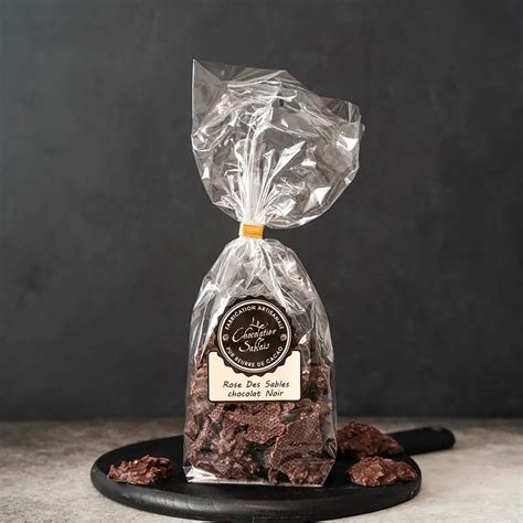 Sachet Roses Des Sables Chocolat Noir Le Chocolatier Sablais