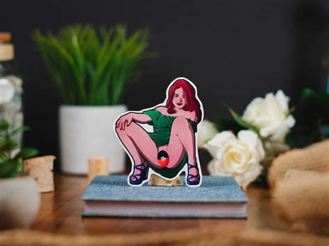 Redhead Showing Pussy Sexy Kinky Sensual Edgy Explicit Erotic Nude Stickers Tits Boobs Erotic