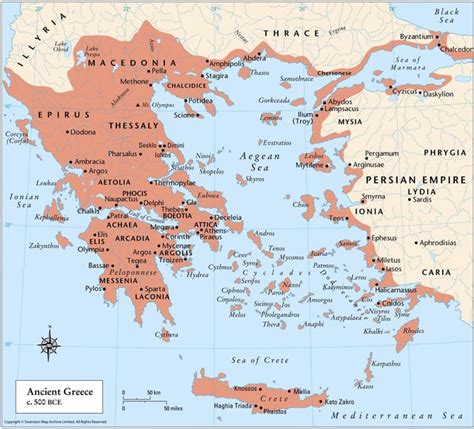 Ancient Hellas Map. : r/Hellenism