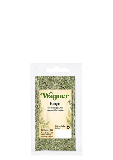 Wagner Gewürze Estragon 10 g Kaffee Tee Gewürze Shop