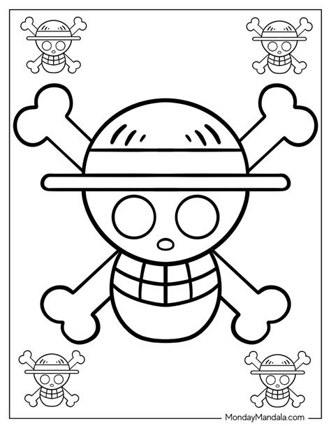 30 One Piece Coloring Pages Free Pdf Printables