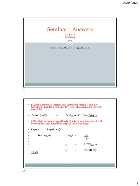 Seminar 1 Solutions Warning TT Undefined Function 32 DRM O H A M M