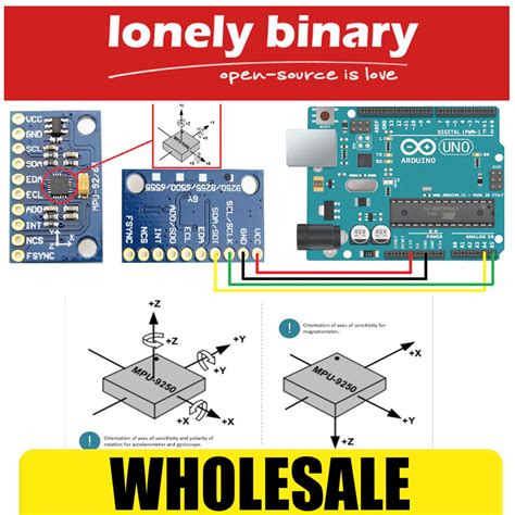 Mpu Dof Gyroscope Accelerometer Magnetometer Sensor Module