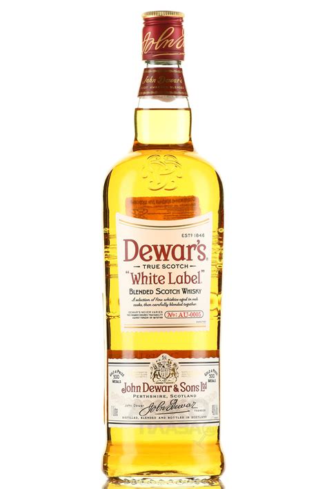Dewar’s White Label - купить виски Дюарс Белая Этикетка 1 л в п/у - цена