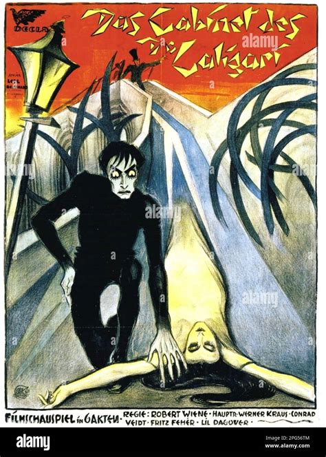 THE CABINET OF DR CALIGARI Poster For The 1920 German Silent Film