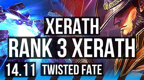 XERATH Vs TWISTED FATE MID Rank 3 Xerath 9 1 13 Legendary KR