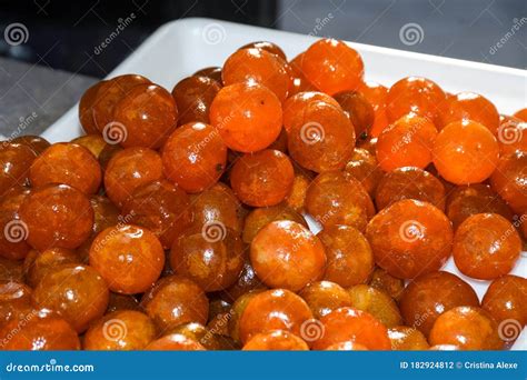 Candied Fruits Selection Made with Crystallised Sugar. Sweet Treats ...