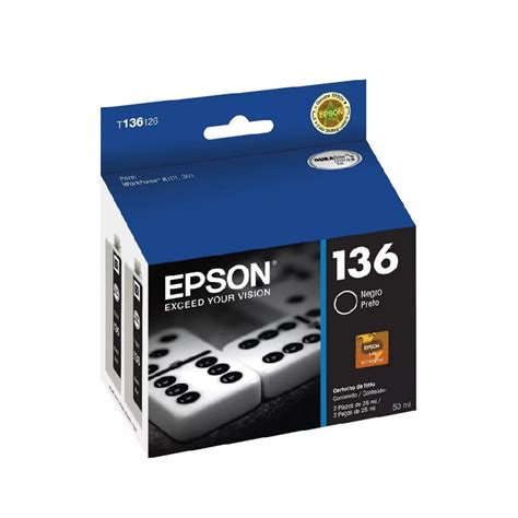 Ripley TINTAS EPSON NEGRA T136126 WORKFORCE K101 K301