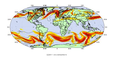 Jet Stream Map Europe - Lynda Ronalda