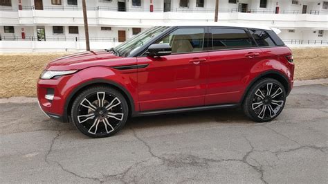 Range Rover Evoque On 22 Inch Wheels YouTube