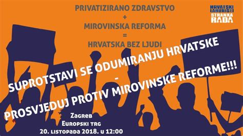 Laburisti Protiv Mirovinske Reforme Laburisti Hrvatske