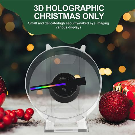 VIGAOT Naked Eye 3D WiFi Holographic Fan Display With Built In Audio