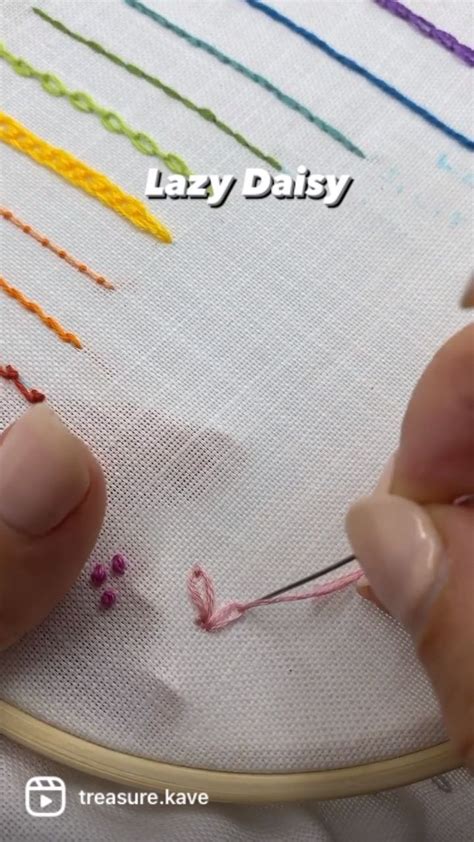 Lazy daisy embroidery stitches – Artofit