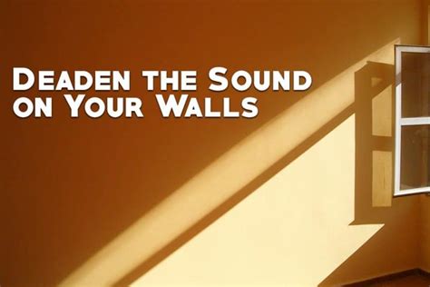 How To Do Sound Deadening For Walls - Home Studio Expert