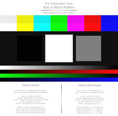 Ted's LightSpace CMS Calibration Disk - Patterns Overview